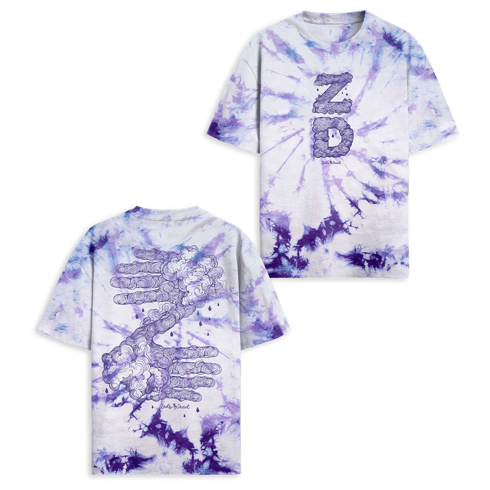 Zeds Dead Merch Cloudy Daze Tie Dye T-Shirt Zeds Dead Shirt Top 10 Father’s Day Gifts